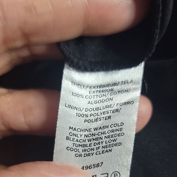 LOFT Black A-Line Midi Dress Sleeveless V-Neck Size 2 NWT - Picture 6 of 6